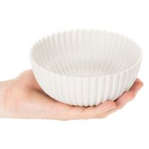 Product Ribbed White Round Decorative Bowl for Indoor Use 15cm Set of 2
```html
<h2>Decorative White Bowl for Home Interior Styling</h2>
<p>
This ribbed white round bowl is a perfect addition to your home decor. Made from lightweight plastic with a stylish ribbe