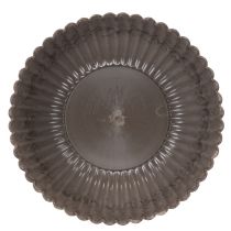 Product Round Ribbed Bowl Decorative Flower Arrangement Vessel 20cm Set of 2