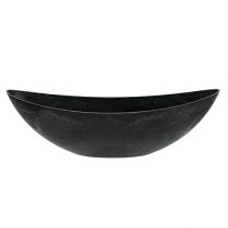 Product Plastic boat anthracite oval 39cm x 12.5cm H13cm 1 pc