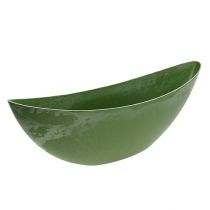 Product Plastic boat green 55.5cm x 14.5cm H17.5cm 1 pc