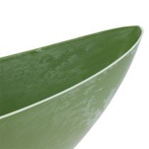 Product Plastic boat green 55.5cm x 14.5cm H17.5cm 1 pc