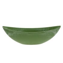 Product Plastic boat green 55.5cm x 14.5cm H17.5cm 1 pc