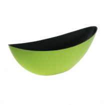 Decorative bowl green 39cm x 12cm H13cm