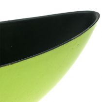 Decorative bowl green 39cm x 12cm H13cm