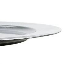 Product Plastic plates silver Ø17cm 10p