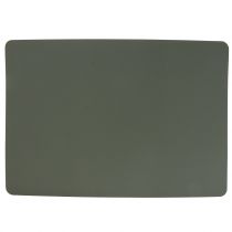 Product Reversible placemat faux leather green, gray 4pcs