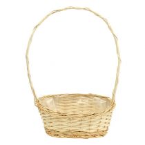 Product Gift basket 27cm x 18cm H43cm light
