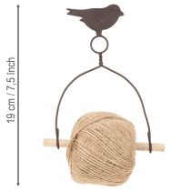 Product Practical decorative ribbon holder, bird, shabby chic
