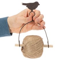 Product Practical decorative ribbon holder, bird, shabby chic