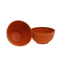 Product R-bowl plastic terracotta Ø17cm, 10pcs