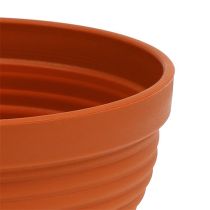 Product R bowl plastic terracotta Ø17cm, 10pcs