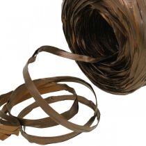 Product Raffia Ribbon Brown Bicolor Gift Ribbon Decorative Ribbon 200m
