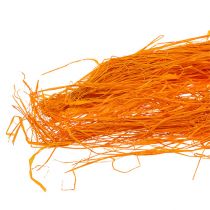 Product Raffia bast Natural fibre Orange yellow 200gr