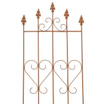 Product Trellis with heart motif, climbing aid in a romantic style for garden paths or terraces, 101cm