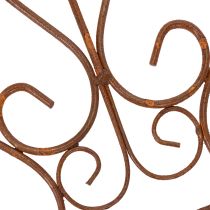 Product Trellis with a romantic design for roses and climbing plants in flower beds, 64cm