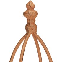 Product Trellis metal rust look obelisk 69/86cm set of 2