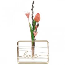 Product Test tube holder metal test tube decorative vase 11.5cm