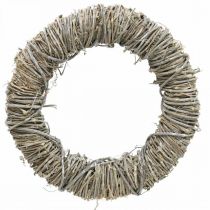 Product Vine wreath autumn wreath door wreath vines washed white Ø30cm