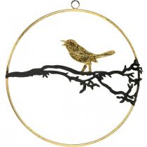 Product Window decoration bird, autumn decoration for hanging, metal Ø22.5cm