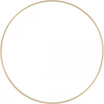 Metal ring decor ring Scandi ring deco loop golden Ø40cm 4pcs