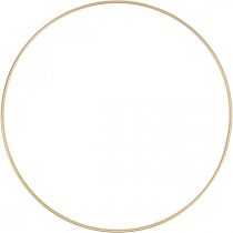 Metal ring decor ring Scandi ring deco loop golden Ø40cm 4pcs