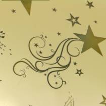 Rondella Christmas motive 60cm gold 50pcs