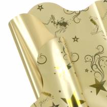 Rondella Christmas motive 60cm gold 50pcs