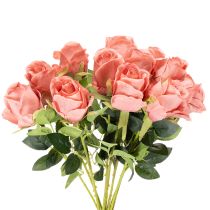 Product Kunstblume Rose Long Stem Bundle 62cm 12pcs Pink
