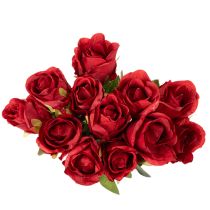 Product Artificial Red Roses with Long Stem 62cm – Set of 12