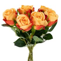 Product Artificial rose arrangement, a timeless highlight in any interior for tasteful decor, 44cm, 6 pieces