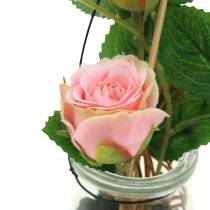 Product Rose in a glass Rosa H23cm