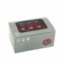 Product Preserved Roses Medium Ø4-4.5cm Red 8 pcs