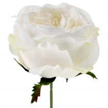 Rose blossom white 17cm 4pcs