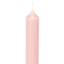 Product Rustic Taper Candles Dyed Through Pink 350/28mm Set of 4