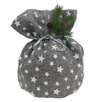 Bag of Stars Ø23cm H35cm Grey