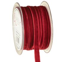 Product Velvet ribbon decorative ribbons Velvet Ribbon Bordeaux 10mm 20m