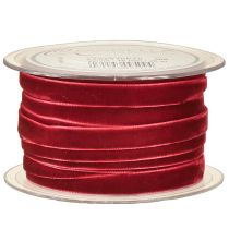 Product Velvet ribbon decorative ribbons Velvet Ribbon Bordeaux 10mm 20m