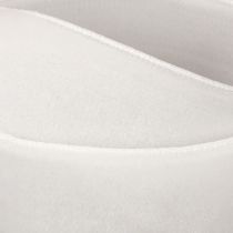 Product Velvet ribbon, gift ribbon, decorative ribbon, white velvet, 20mm wide, 10m long
