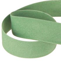 Product Velvet ribbon green gift ribbon velvet green ribbon 25mm 7m