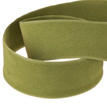 Product Velvet ribbon moss green 25mm 7m