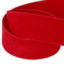 Product Velvet ribbon red ribbon fabric ribbon 25mm 7m