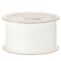 Product Velvet ribbon white decorative ribbon gift ribbon white 10mm 20m