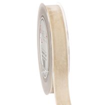 Product Beige Velvet Ribbon 20mm x 10m for Gift Wrapping and Decoration