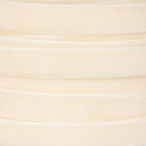 Product Satin Velvet Ribbon Cream 10mm x 20m for Crafting and Gift Wrapping