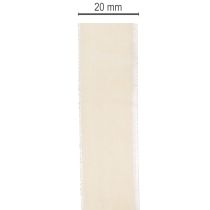 Product Velvet Ribbon 20mm Cream 10m for Gifts and Decorations