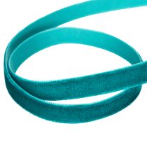 Product Velvet Ribbon on Roll 10mm x 20m Petrol for Gift Wrapping and Decoration