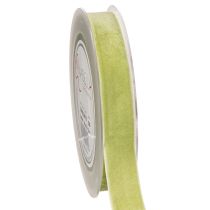 Product Velvet Ribbon on Roll for Gift Wrapping 20mm x 10m Sage Green