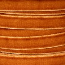 Product Velvet Ribbon for Decorating, 10mm Width, 20m Roll, Terracotta Orange