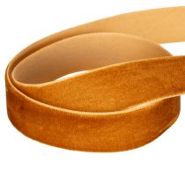 Product Velvet Craft Ribbon 20mm x 10m in Terracotta Brown