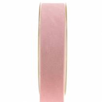 Product Velvet ribbon pink 25mm 7m